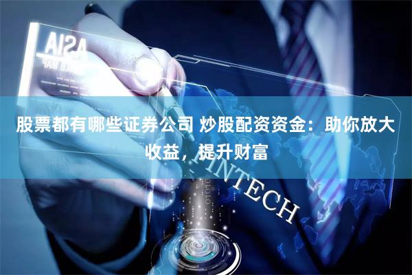 股票都有哪些证券公司 炒股配资资金：助你放大收益，提升财富